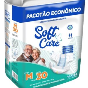 Fralda Soft Care pacote econômico M
