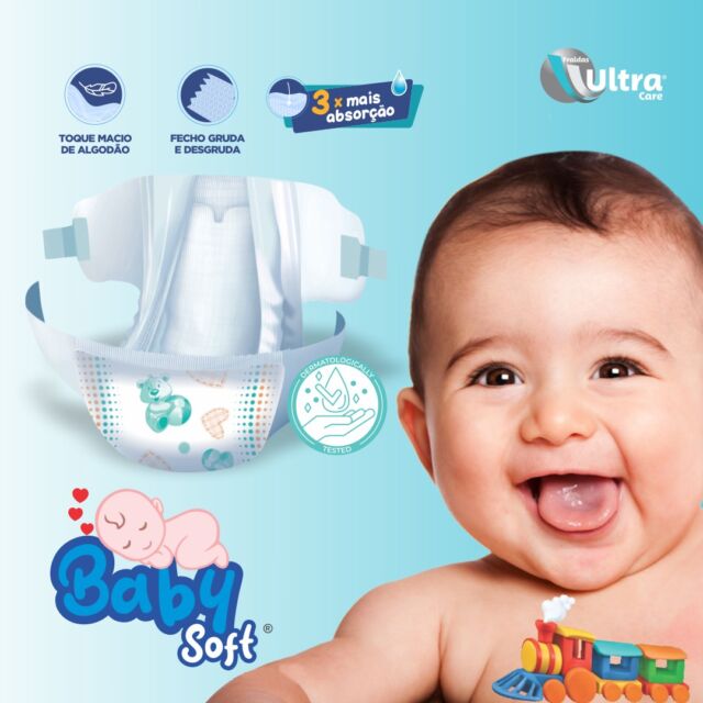 Fralda - Baby Soft G - Fraldas Ultracare - Fraldas para bebês